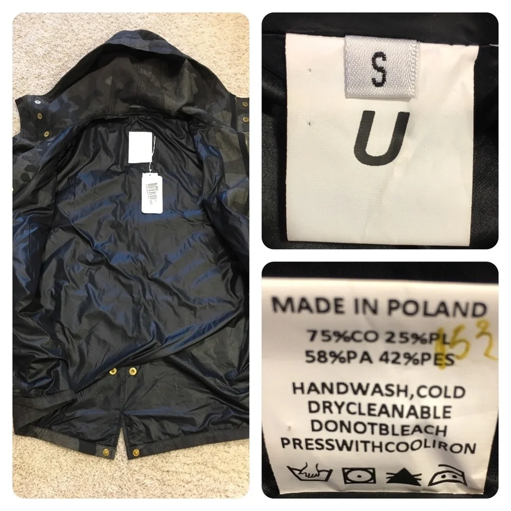 NWT! U Bloomingdales Camouflage Parka